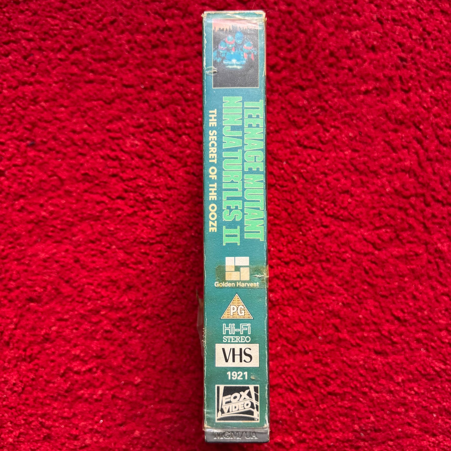 Teenage Mutant Ninja Turtles II: The Secret of the Ooze VHS Video (1991) 1921R