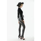 Dark in Love Serpentine Mesh Panel Leggings