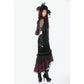 Dark in Love Gothic Elegant Velvet Mermaid Skirt