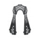 Dark in Love Belladonna Lace Bell Sleeve Goth Shrug