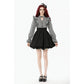 Dark in Love Striped Ruffle Gothic Lolita Dress