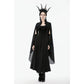 Dark in Love Erzsébet Dramatic Lace Gothic Cape Shrug