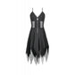 Dark in Love Punk Sleeveless Dress with Chains