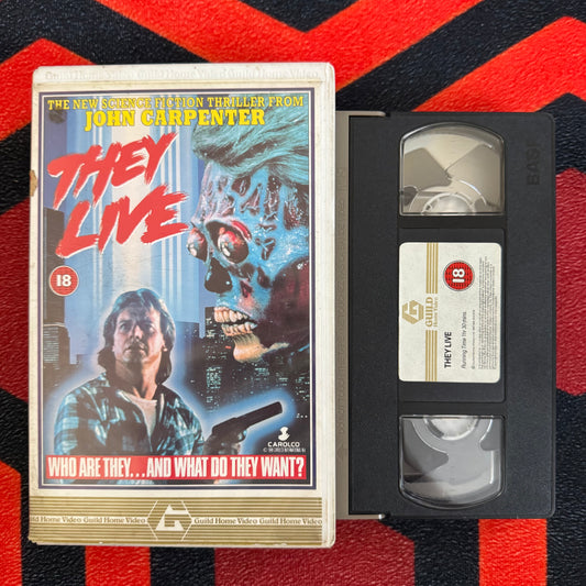 They Live Ex Rental VHS Video (1988) 8614
