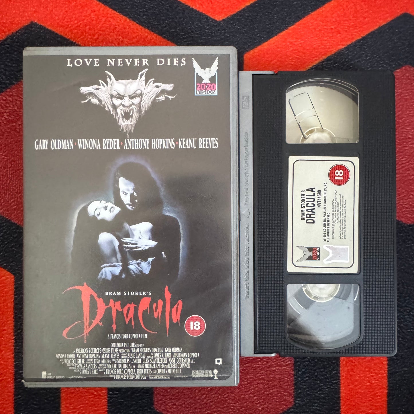 Bram Stoker’s Dracula Ex Rental VHS Video (1992) NVT14590 [MOULD]