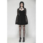 Dark in Love Greta Dark Mystique Gothic Lace-Up Mesh Dress