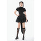 Dark in Love Gothic Lace Waist-Shaping Blouse