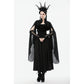 Dark in Love Erzsébet Dramatic Lace Gothic Cape Shrug