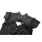 Dark in Love Seraphine Lace Shoulder Goth Top