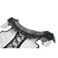 Dark in Love Seraphina Tiered Mesh & Ruffle Goth Layer Dress