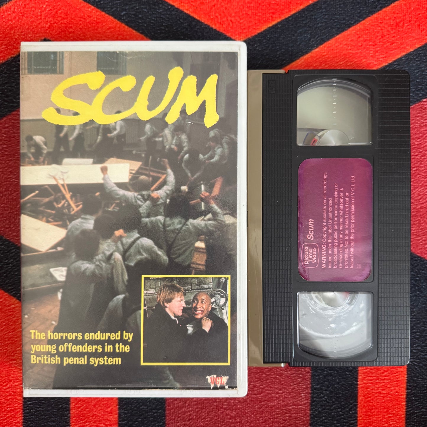 Scum Ex Rental Pre Cert VHS Video (1979) P097D [MOULD]