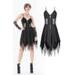 Dark in Love Punk Sleeveless Dress with Chains