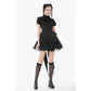 Dark in Love Gothic Lace Waist-Shaping Blouse