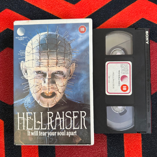 Hellraiser Ex Rental VHS Video (1987) NWV1038