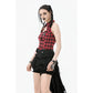 Dark in Love Cordelia Gothic High-Low Layered Skort