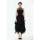 Dark in Love Selene Ruffled Floral Jacquard Corset Top - Size UK 16 Left Only!