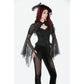 Dark in Love Gothic Velvet Mesh Patchwork Leggings