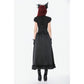 Dark in Love Courtly Cross Gem Gothic Blouse