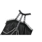 Dark in Love Harness Chain Faux Leather Mini Dress