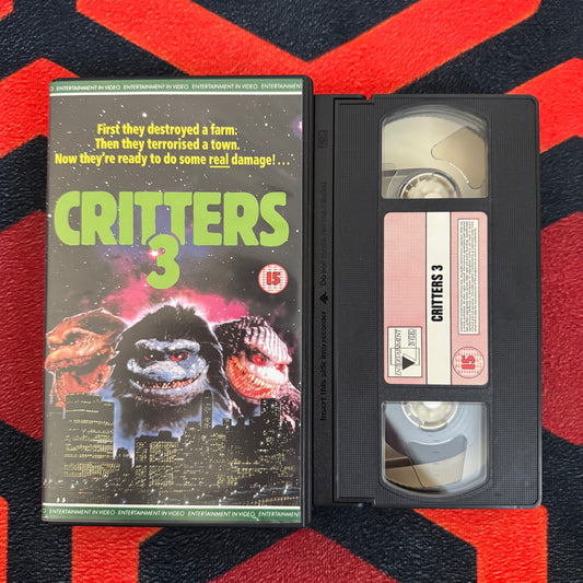 Critters 3 VHS Video (1991) EVS1093