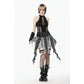 Dark in Love Morrigan Punk Patchwork Skirt