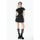 Dark in Love Lolita Bow-Trim Lace Dress