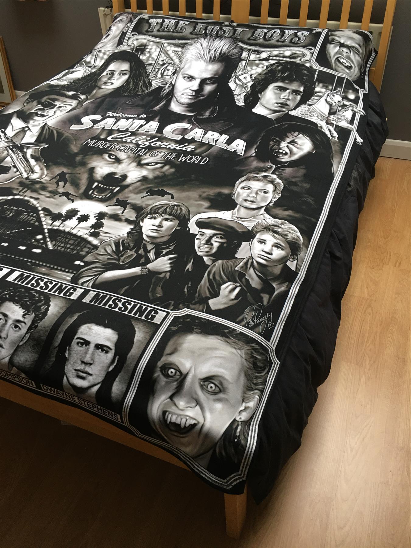 Horror Movie Blanket - Lost Boys Blanket - Luxury Twin / Double Fleece Blanket