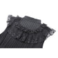 Dark in Love Diya Sleeveless Tiered Goth Dress