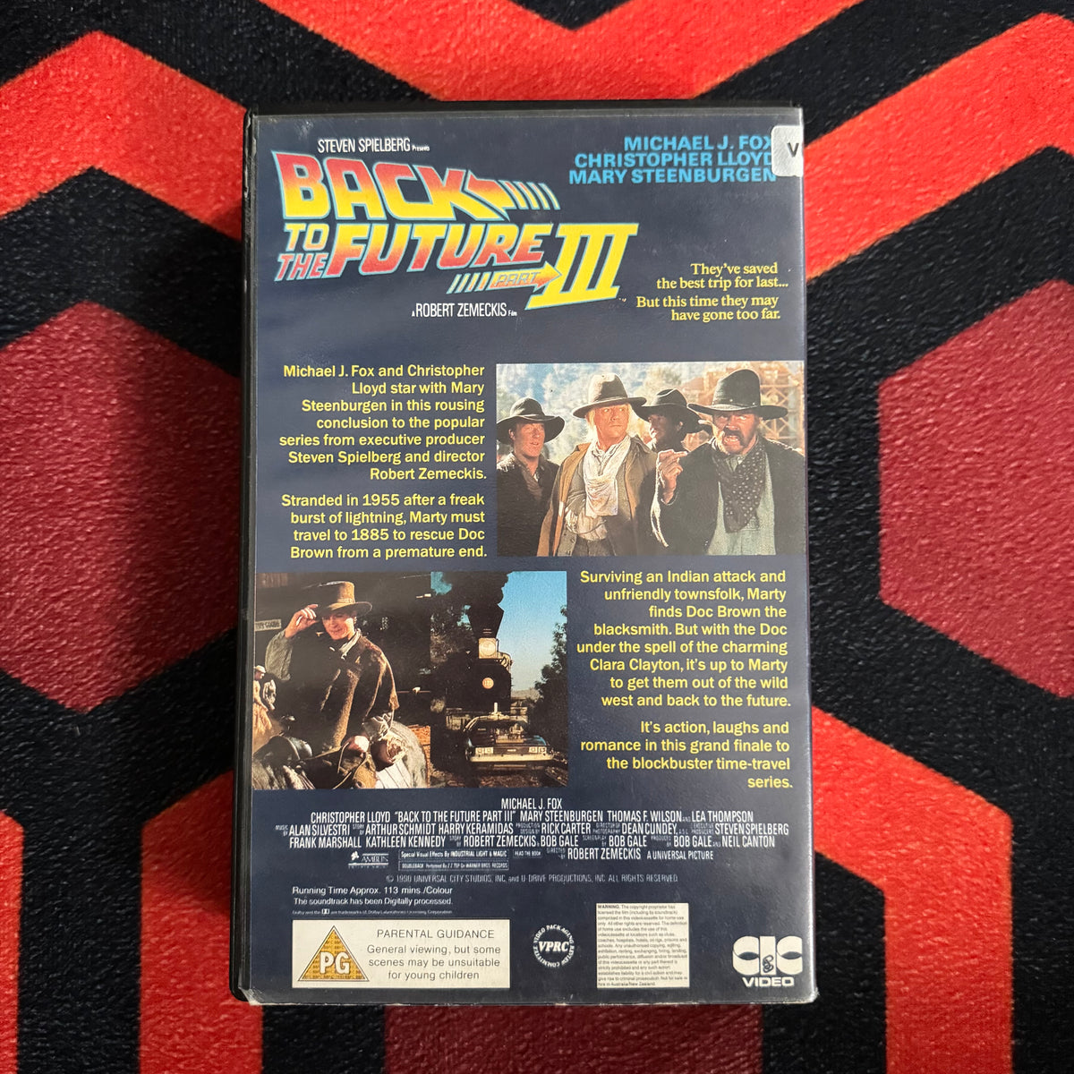 Back to the Future Part 3 Ex Rental VHS Video (1990) VHA1446