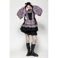 Dark in Love Ellery Big Pink Butterfly Doll Bell-Sleeve Dress