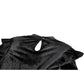 Dark in Love Gothic Velvet Lace High-Neck Top
