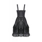 Dark in Love Shadow Lament Ruched Lolita Dress
