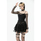 Dark in Love Lyra Fishnet Off-Shoulder Gothic Mesh Top
