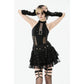 Dark in Love Gothic Mesh Panel Buckle Top