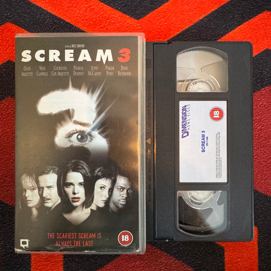 Scream 3 VHS Video (2000) D611210CL