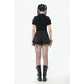 Dark in Love Lace-Up Layered Goth Convertible Flare Trousers or Shorts - Size UK 16 Left Only!