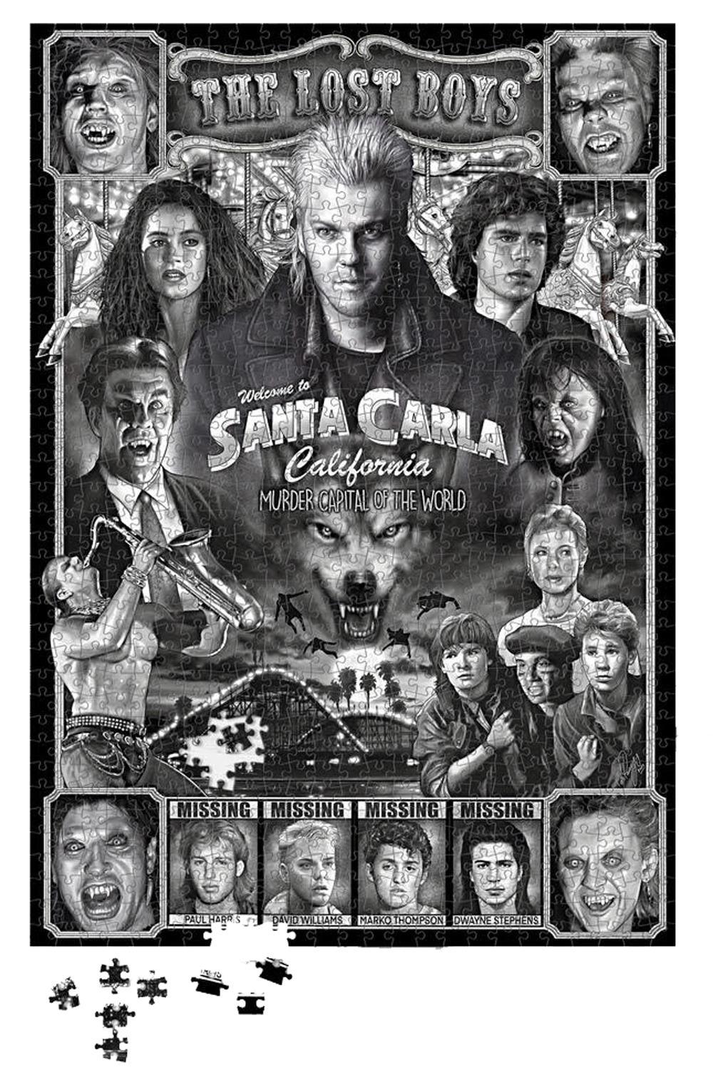 Santa Carla Lost Boys - Classic Horror 1000 Piece Jigsaw Puzzle