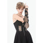 Dark In Love Punk Mesh Hollow Chain Decor Gloves