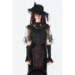 Dark in Love Gothic Elegant Velvet Mermaid Skirt