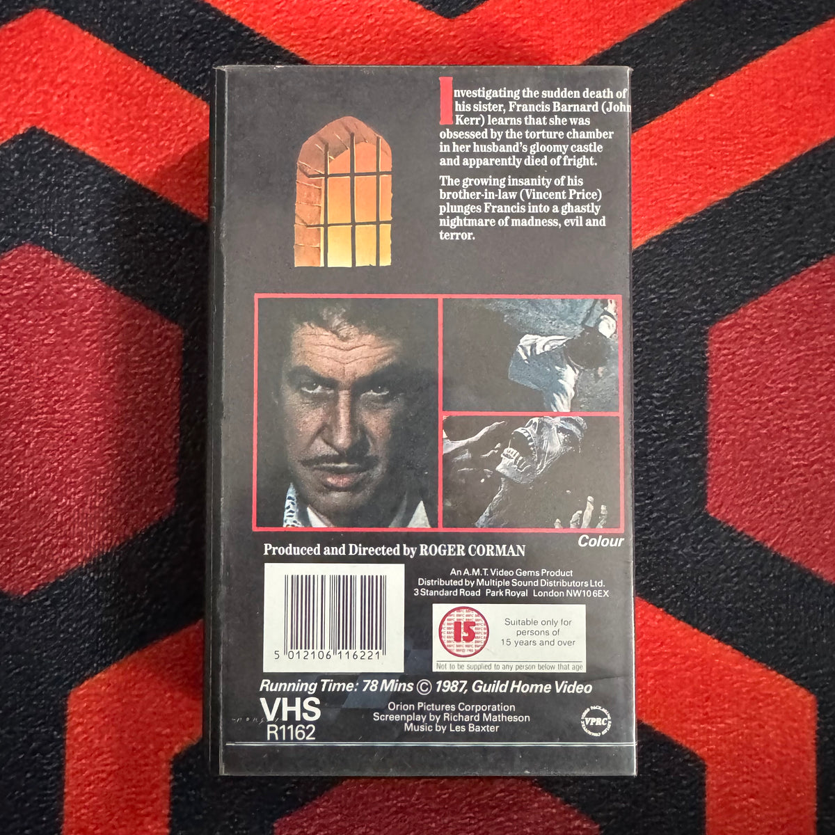 The Pit and the Pendulum VHS Video (1961) R1162