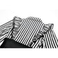 Dark in Love Striped Ruffle Gothic Lolita Dress