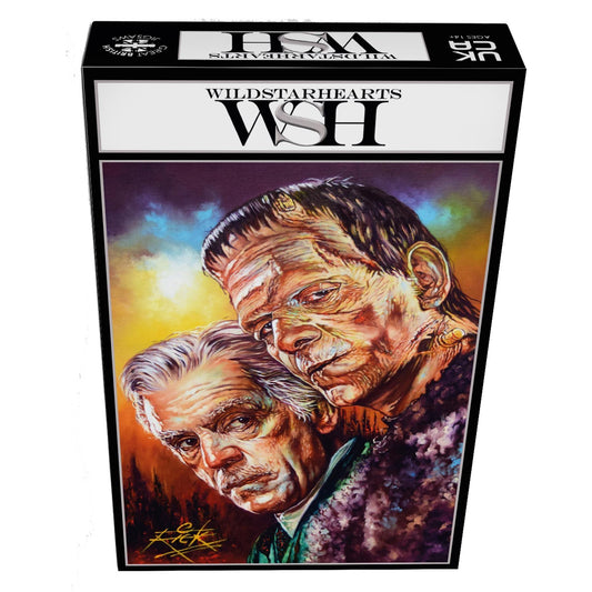 Boris Karloff and the Monster - Frankenstein Horror 1000 Piece Puzzle by Rick Melton
