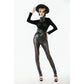 Dark in Love Serpentine Mesh Panel Leggings