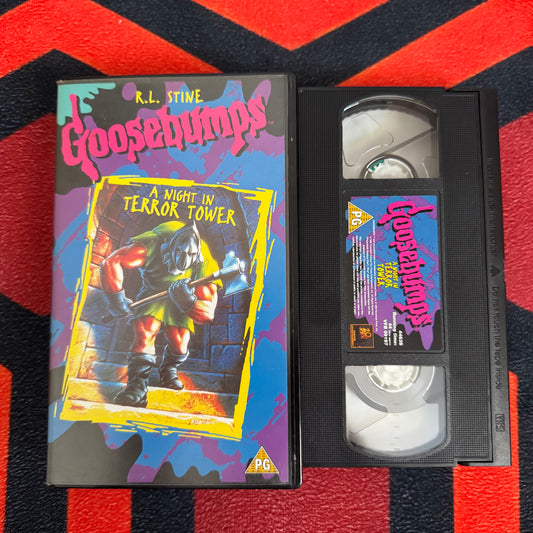 Goosebumps: A Night in Terror Tower VHS Video (1997) 4463S