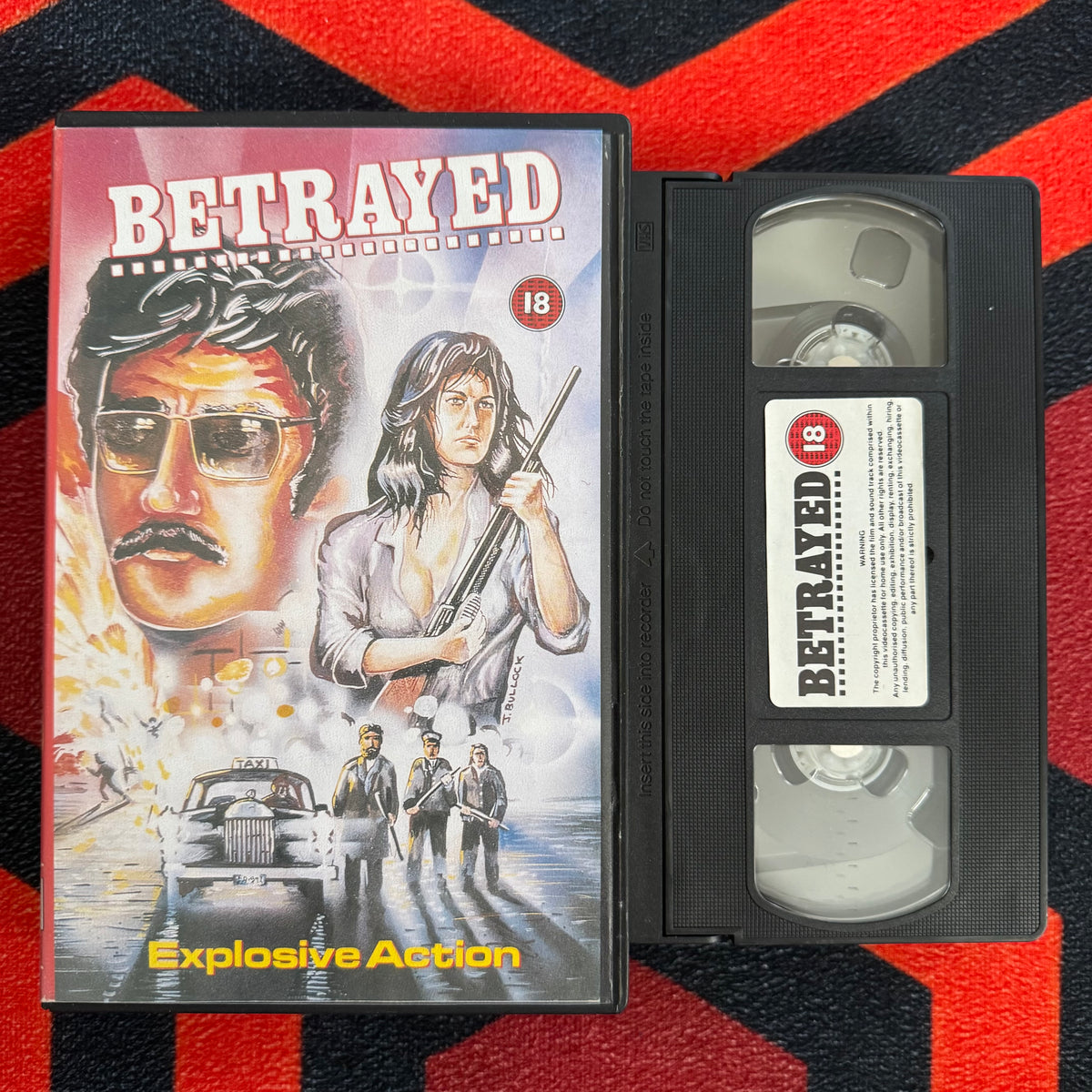 Betrayed Ex Rental VHS Video (1979) TURBOV23