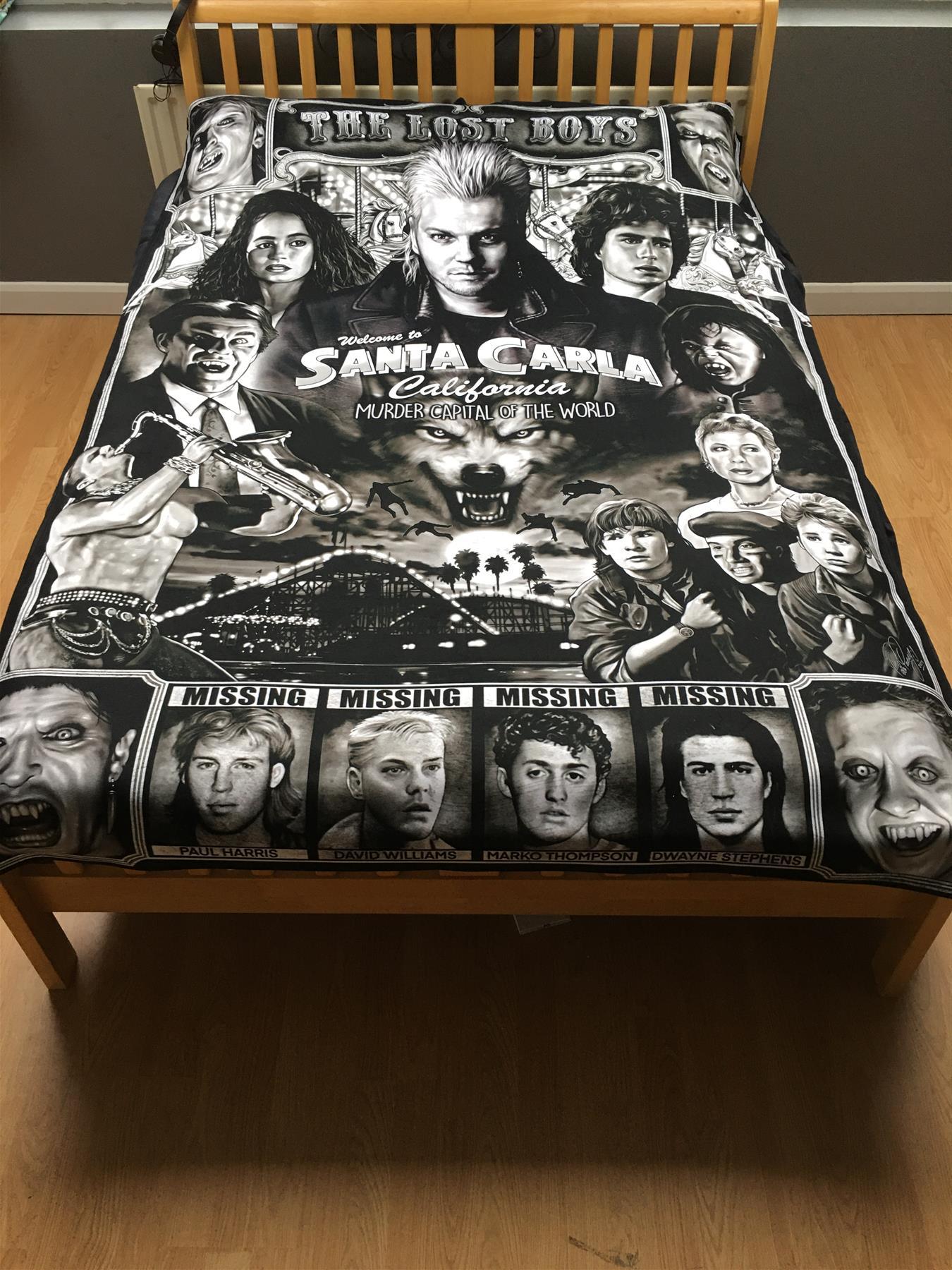 Horror Movie Blanket - Lost Boys Blanket - Luxury Twin / Double Fleece Blanket