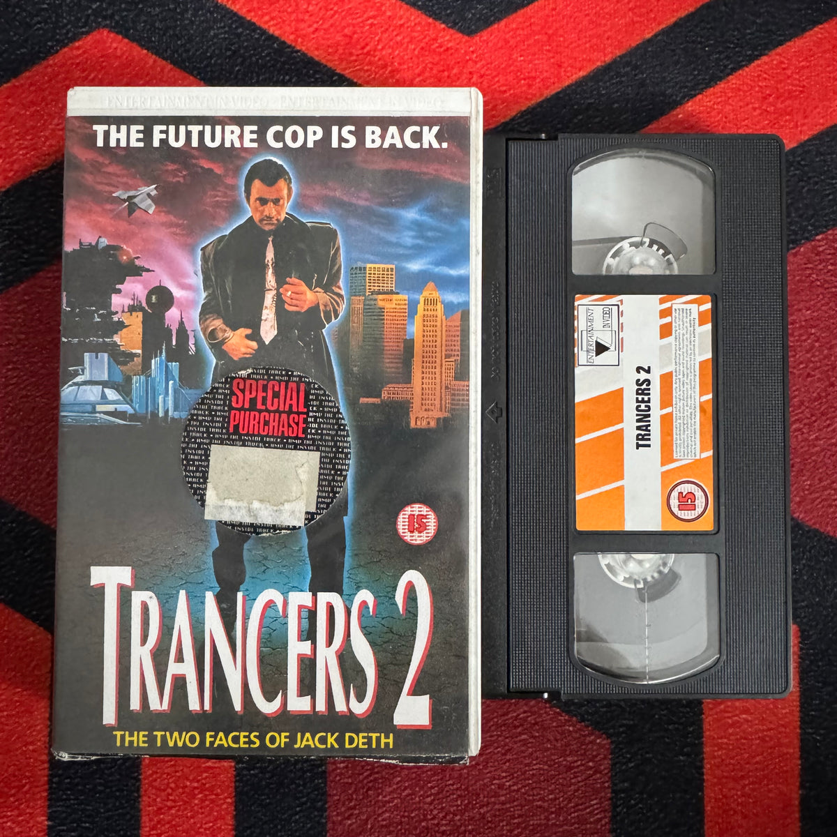 Trancers 2 Ex Rental VHS Video (1991) EVV1202
