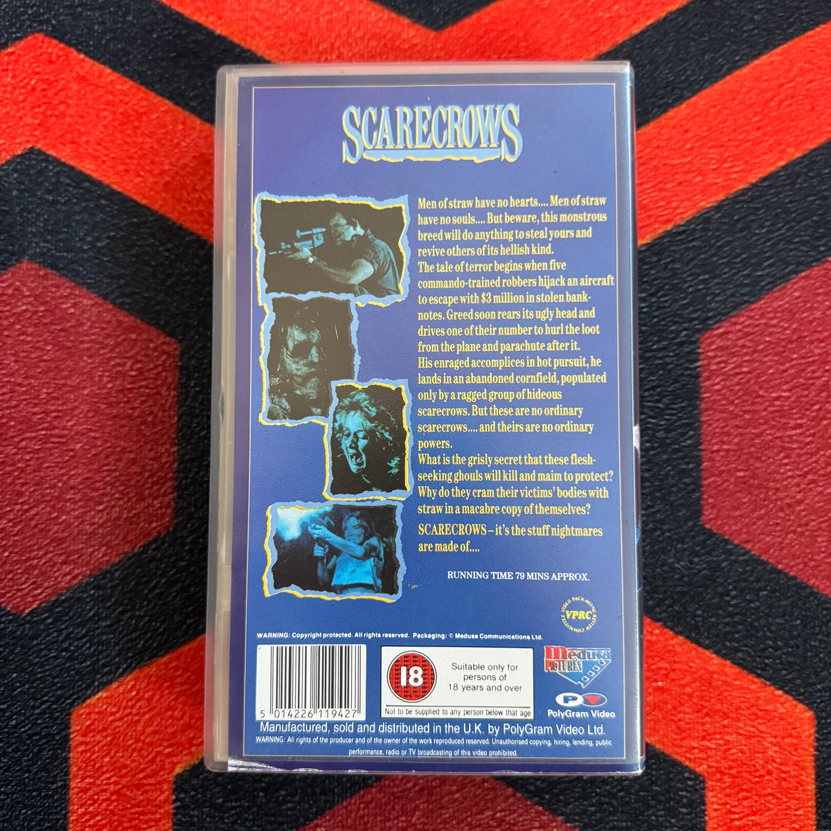 Scarecrows VHS Video (1988) MED11942