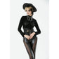 Dark in Love Lilith Skeleton Hands Long Sleeve Top