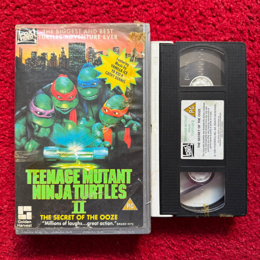 Teenage Mutant Ninja Turtles II: The Secret of the Ooze VHS Video (1991) 1921R